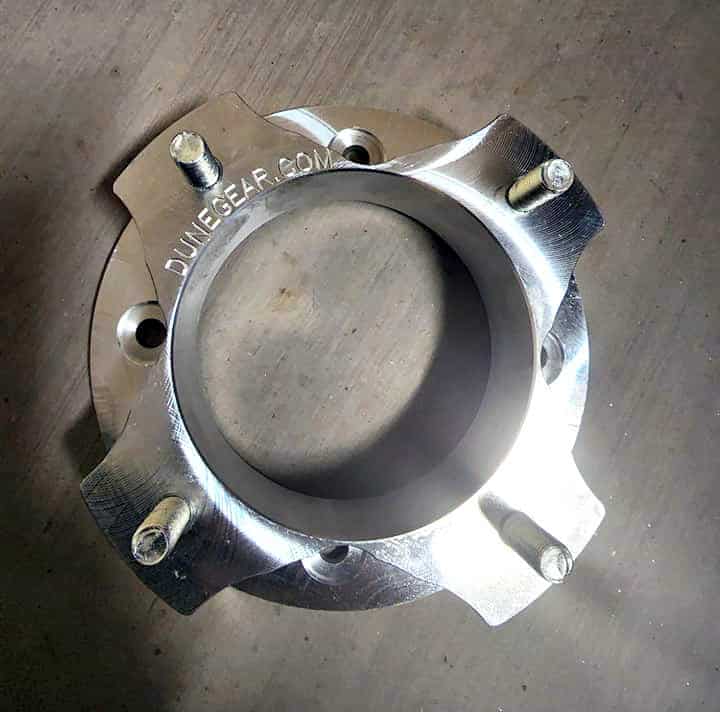 High-quality billet rear spacer for RZR models, enhances performance and durability.