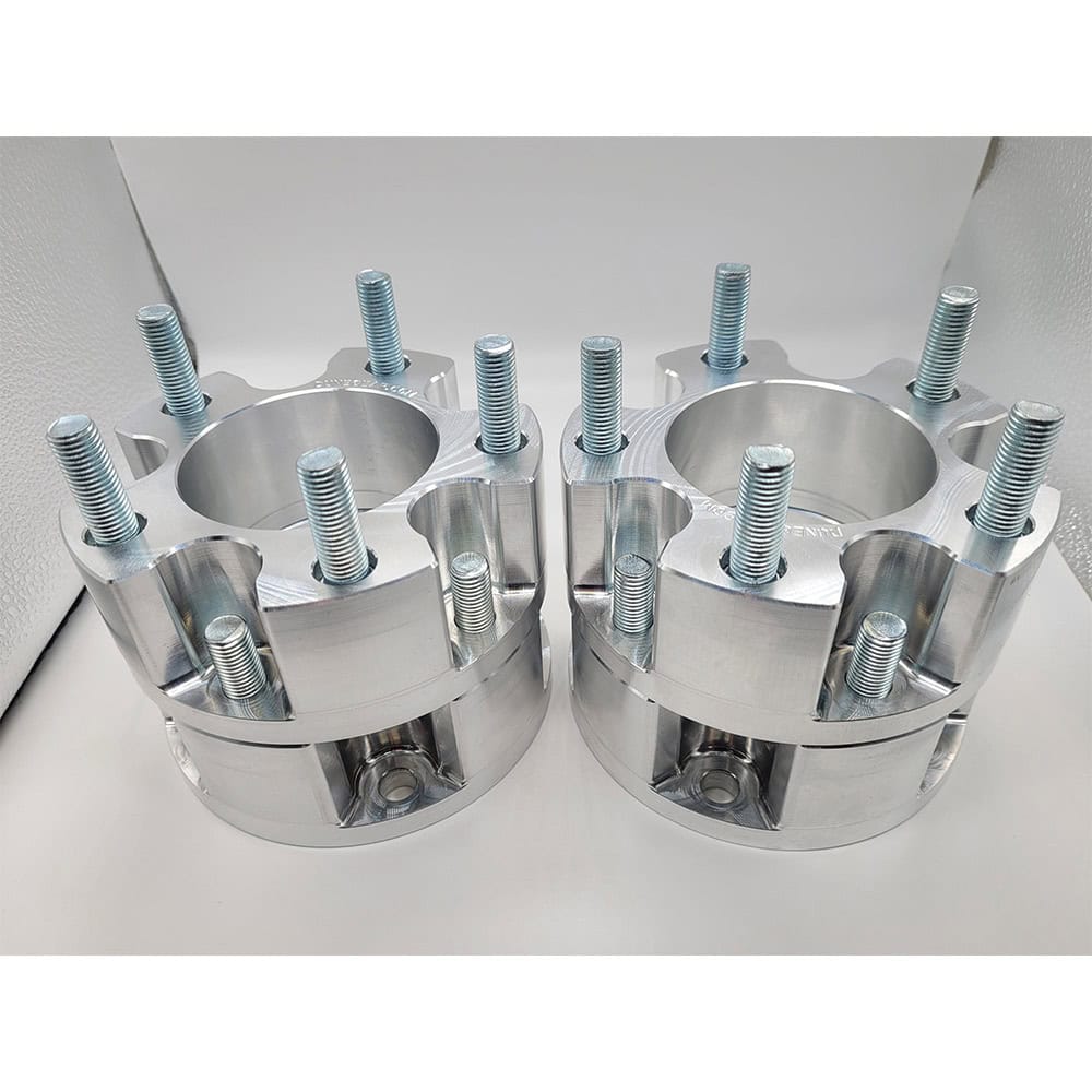 Aluminum dune buggy wheel spacers for off-road vehicles. Enhances stability and wheel fitment.