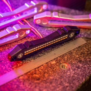 High-quality LED chase light bar for vehicles, perfect for off-road adventures and enhancing visibility.